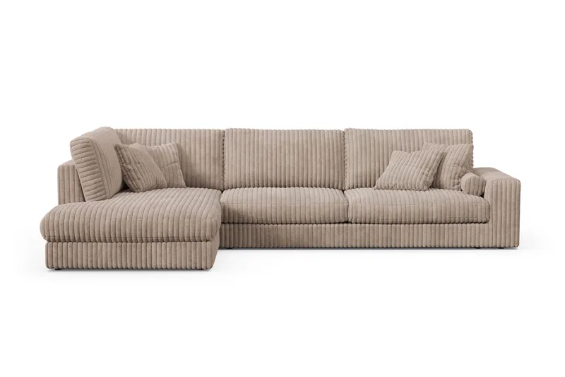 Arken Lyx 5-sits Vänstervänd Djup Soffa med Divan i Manchester, Greige