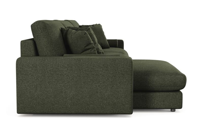Arken Lyx 6-sits Vändbar L-formad Djup Divansoffa i Tyg - Grön - Möbler - Soffa - Divansoffor & schäslongsoffa
