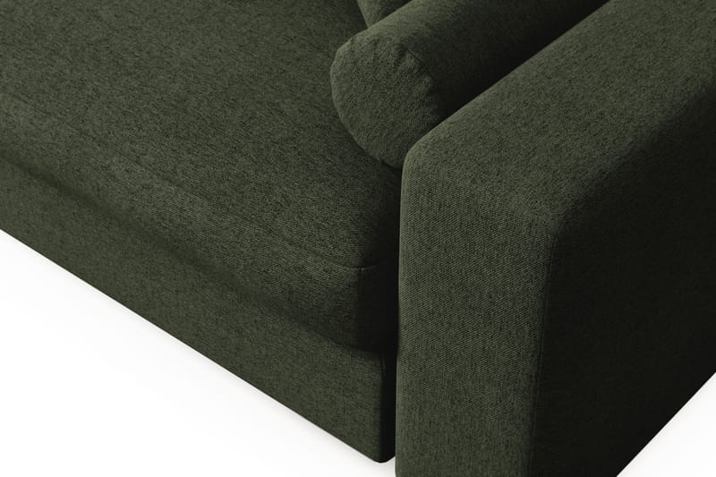 Arken Lyx 6-sits Vändbar L-formad Djup Divansoffa i Tyg - Grön - Möbler - Soffa - Divansoffor & schäslongsoffa