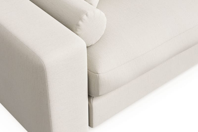 Arken Lyx 6-sits Vändbar L-formad Djup Divansoffa i Tyg - Ljusbeige - Möbler - Soffa - Divansoffor & schäslongsoffa