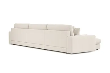 Arken Lyx 6-sits Vändbar L-formad Djup Divansoffa i Tyg - Ljusbeige - Möbler - Soffa - Divansoffor & schäslongsoffa