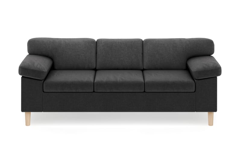 Askerod 3-sits Soffa - Grå - Möbler - Soffa - 3 sits soffa