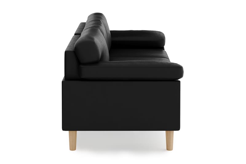 Askerod 3-sits Soffa - Svart - Möbler - Soffa - 3 sits soffa