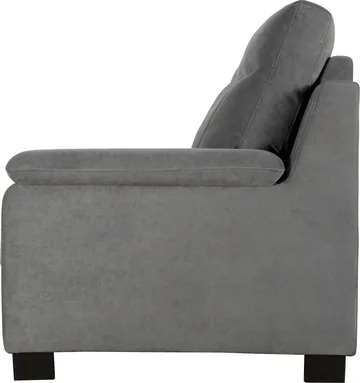 Atlas soffa 3-sits med hög rygg - Grå Chenille (Milton New 15) - Möbler - Soffa - 2 sits soffa