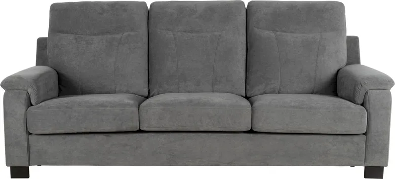 Atlas soffa 3-sits med hög rygg - Grå Chenille (Milton New 15) - Möbler - Soffa - 2 sits soffa