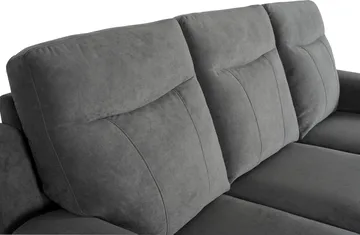 Atlas soffa 3-sits med hög rygg - Grå Chenille (Milton New 15) - Möbler - Soffa - 2 sits soffa