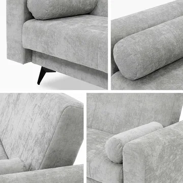 Aurvin 3-sits Bäddsoffa - grå - Möbler - Soffa - Bäddsoffa