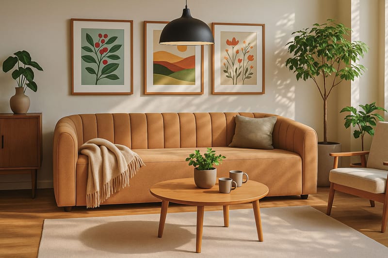 Avadala 4-sits Soffa - Brun - Möbler - Soffa - 4 sits soffa