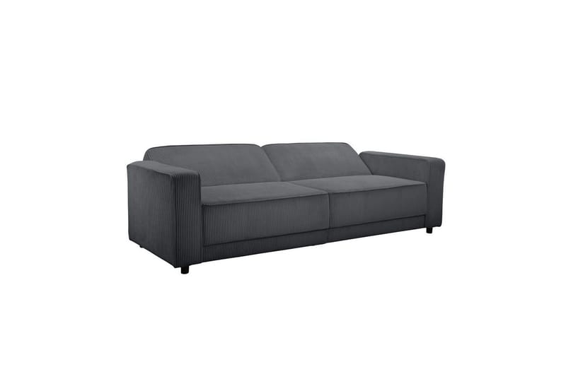 Bäddsoffa Allie Antracit, Cordoroy, 81x225x91 cm - Antracit, Cordoroy, 81x225x91 cm - Möbler - Soffa - Bäddsoffa