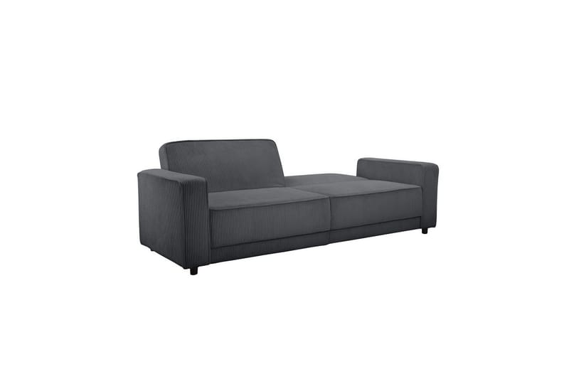 Bäddsoffa Allie Antracit, Cordoroy, 81x225x91 cm - Antracit, Cordoroy, 81x225x91 cm - Möbler - Soffa - Bäddsoffa