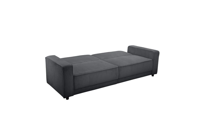 Bäddsoffa Allie Antracit, Cordoroy, 81x225x91 cm - Antracit, Cordoroy, 81x225x91 cm - Möbler - Soffa - Bäddsoffa