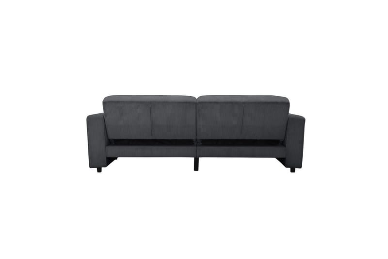 Bäddsoffa Allie Antracit, Cordoroy, 81x225x91 cm - Antracit, Cordoroy, 81x225x91 cm - Möbler - Soffa - Bäddsoffa