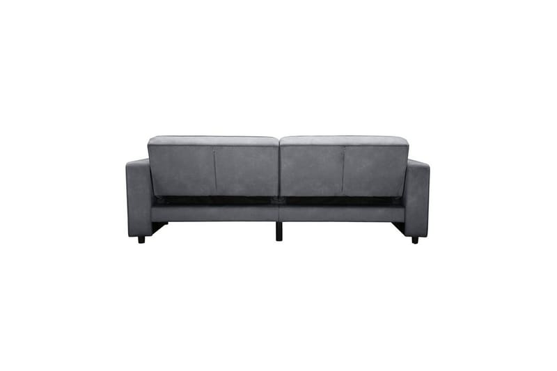 Bäddsoffa Allie Antracit, Sammet, 81x225x91 cm - Antracit, Sammet, 81x225x91 cm - Möbler - Soffa - Bäddsoffa