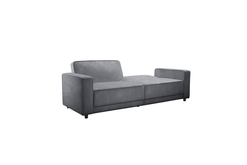 Bäddsoffa Allie Antracit, Sammet, 81x225x91 cm - Antracit, Sammet, 81x225x91 cm - Möbler - Soffa - Bäddsoffa