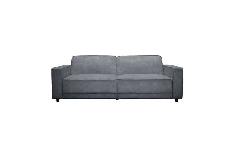 Bäddsoffa Allie Antracit, Sammet, 81x225x91 cm - Antracit, Sammet, 81x225x91 cm - Möbler - Soffa - Bäddsoffa