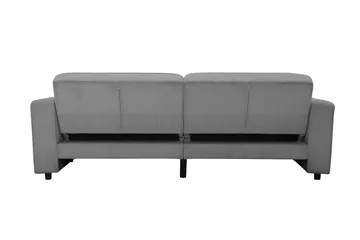 Bäddsoffa Allie Grå, Cordoroy, 81x225x91 cm - Grå, Cordoroy, 81x225x91 cm - Möbler - Soffa - Bäddsoffa