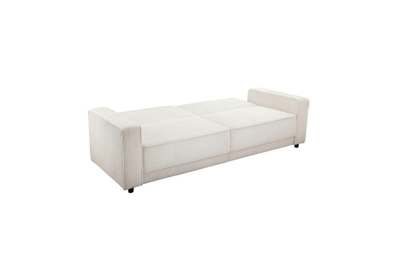 Bäddsoffa Allie Kräm, Cordoroy, 81x225x91 cm - Kräm, Cordoroy, 81x225x91 cm - Möbler - Soffa - Bäddsoffa