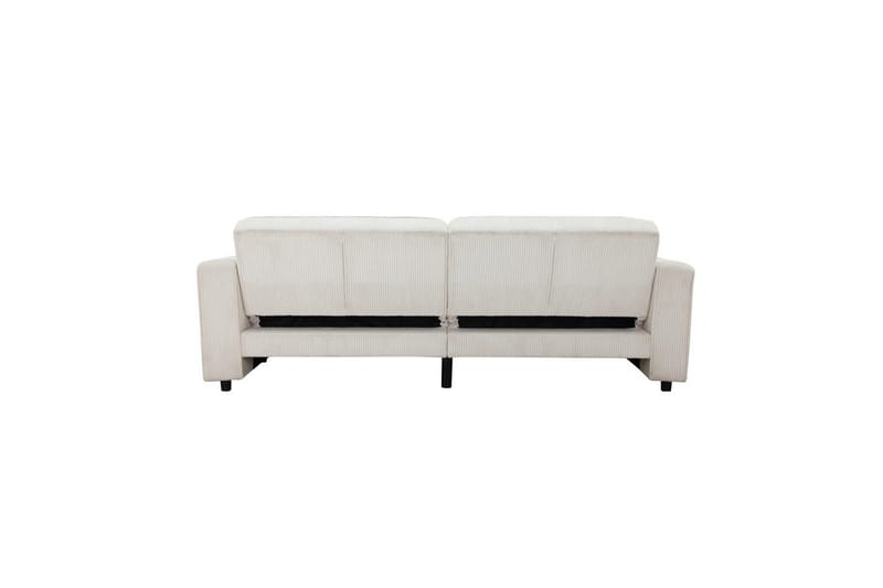 Bäddsoffa Allie Kräm, Cordoroy, 81x225x91 cm - Kräm, Cordoroy, 81x225x91 cm - Möbler - Soffa - Bäddsoffa