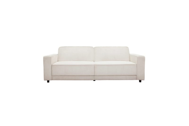 Bäddsoffa Allie Kräm, Cordoroy, 81x225x91 cm - Kräm, Cordoroy, 81x225x91 cm - Möbler - Soffa - Bäddsoffa