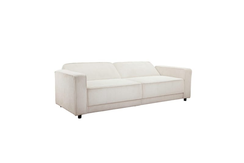 Bäddsoffa Allie Kräm, Cordoroy, 81x225x91 cm - Kräm, Cordoroy, 81x225x91 cm - Möbler - Soffa - Bäddsoffa