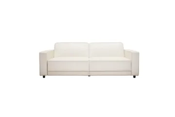Bäddsoffa Allie Kräm, Sammet, 81x225x91 cm - Kräm, Sammet, 81x225x91 cm - Möbler - Soffa - Bäddsoffa