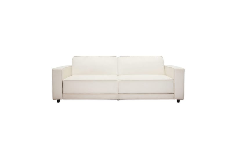 Bäddsoffa Allie Kräm, Sammet, 81x225x91 cm - Kräm, Sammet, 81x225x91 cm - Möbler - Soffa - Bäddsoffa