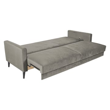 Bäddsoffa Anna med förvaringslåda sammet - beige - Möbler - Soffa - Bäddsoffa