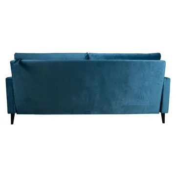 Bäddsoffa Anna med förvaringslåda sammet - blågrön - Möbler - Soffa - Bäddsoffa