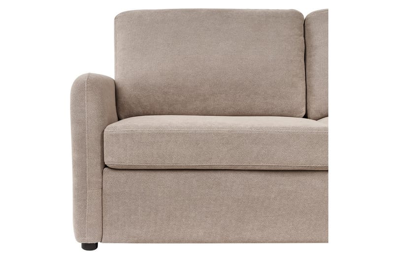 Bäddsoffa Bennas Taupe, svart - Taupe, svart - Möbler - Soffa - Soffgrupp