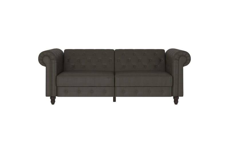 Bäddsoffa Felix 236x87x83 cm, Antracit, Mikrofiber/Trä/Metall - 236x87x83 cm, Antracit, Mikrofiber/Trä/Metall - Möbler - Soffa - Bäddsoffa