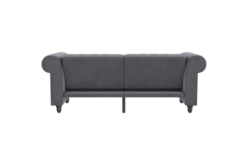 Bäddsoffa Felix 236x87x83 cm, Antracit, Sammet - 236x87x83 cm, Antracit, Sammet - Möbler - Soffa - Bäddsoffa