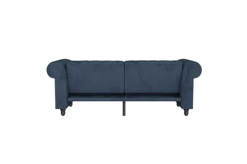 Bäddsoffa Felix 236x87x83 cm, Blå, Sammet - 236x87x83 cm, Blå, Sammet - Möbler - Soffa - Bäddsoffa