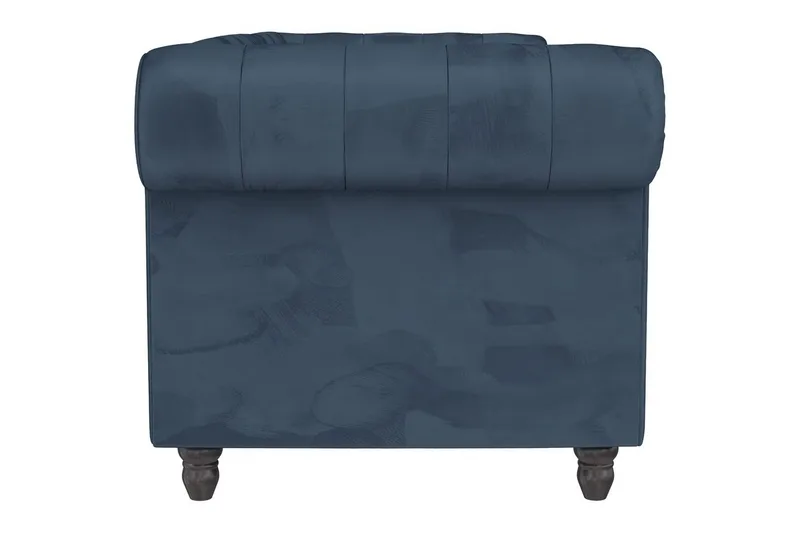 Bäddsoffa Felix 236x87x83 cm, Blå, Sammet - 236x87x83 cm, Blå, Sammet - Möbler - Soffa - Bäddsoffa