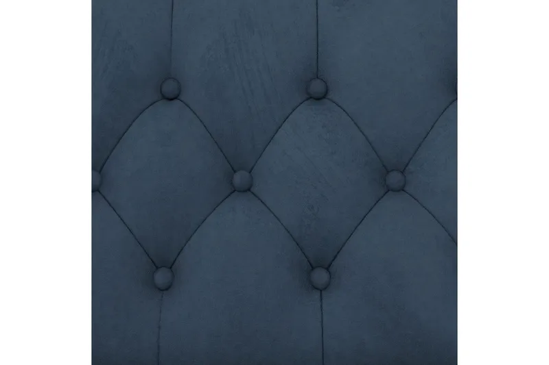 Bäddsoffa Felix 236x87x83 cm, Blå, Sammet - 236x87x83 cm, Blå, Sammet - Möbler - Soffa - Bäddsoffa