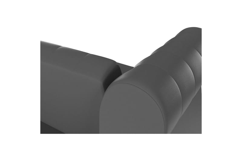 Bäddsoffa Felix 236x87x83 cm, Grå, PU/trä/metall - 236x87x83 cm, Grå, PU/trä/metall - Möbler - Soffa - Bäddsoffa