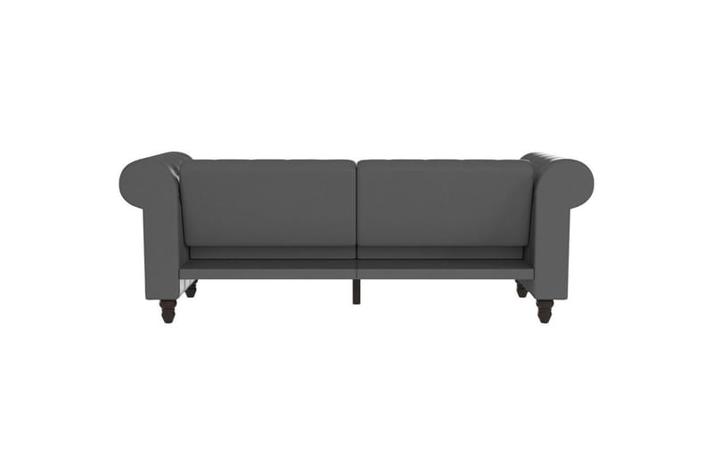Bäddsoffa Felix 236x87x83 cm, Grå, PU/trä/metall - 236x87x83 cm, Grå, PU/trä/metall - Möbler - Soffa - Bäddsoffa