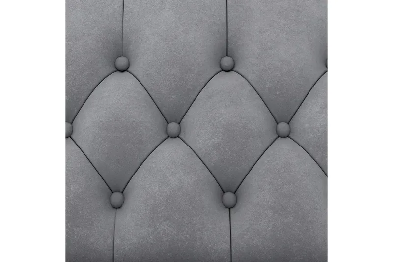 Bäddsoffa Felix 236x87x83 cm, Ljusgrå, Sammet - 236x87x83 cm, Ljusgrå, Sammet - Möbler - Soffa - Bäddsoffa