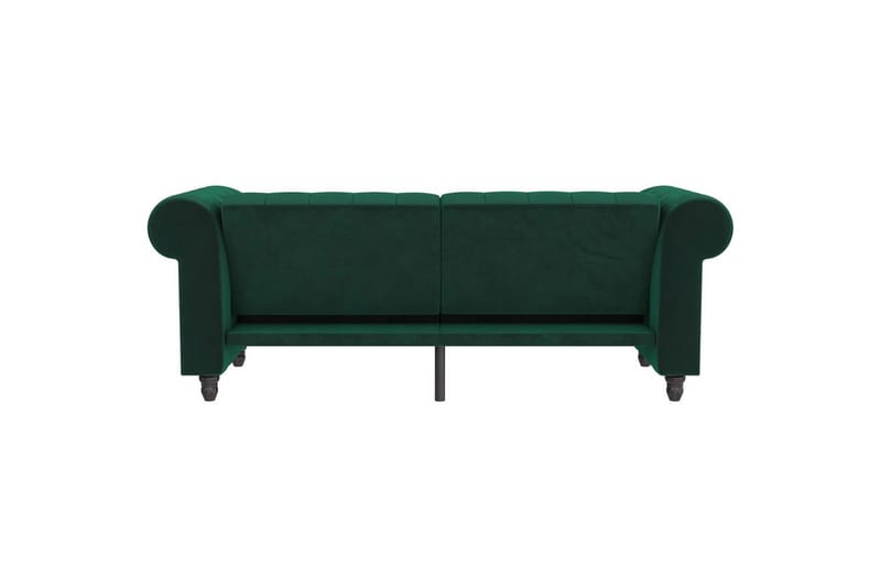 Bäddsoffa Felix 236x87x83 cm, Mörkgrön, Sammet - 236x87x83 cm, Mörkgrön, Sammet - Möbler - Soffa - Bäddsoffa