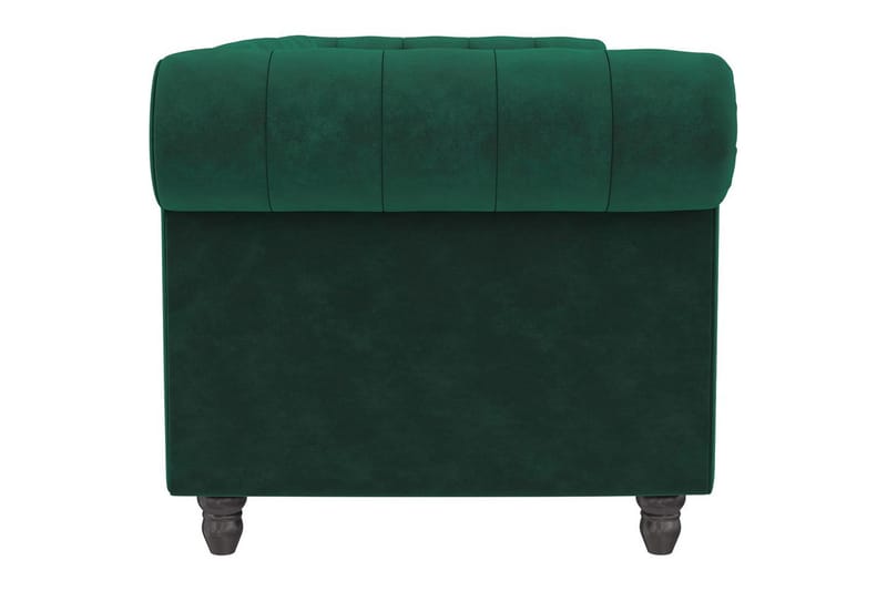 Bäddsoffa Felix 236x87x83 cm, Mörkgrön, Sammet - 236x87x83 cm, Mörkgrön, Sammet - Möbler - Soffa - Bäddsoffa