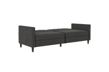 Bäddsoffa Hartford 203x83x82 cm, Antracit, Linnetyg Utseende (100% Polyester - 203x83x82 cm, Antracit, Linnetyg Utseende (100% Polyester - Möbler - Soffa - Bäddsoffa