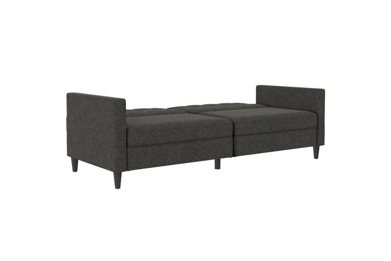 Bäddsoffa Hartford 203x83x82 cm, Antracit, Linnetyg Utseende (100% Polyester - 203x83x82 cm, Antracit, Linnetyg Utseende (100% Polyester - Möbler - Soffa - Bäddsoffa