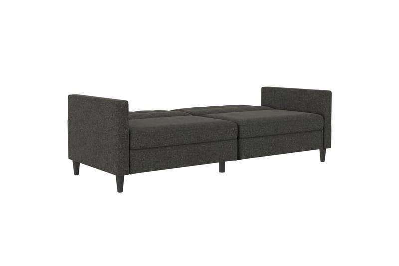 Bäddsoffa Hartford 203x83x82 cm, Antracit, Linnetyg Utseende (100% Polyester - 203x83x82 cm, Antracit, Linnetyg Utseende (100% Polyester - Möbler - Soffa - Bäddsoffa