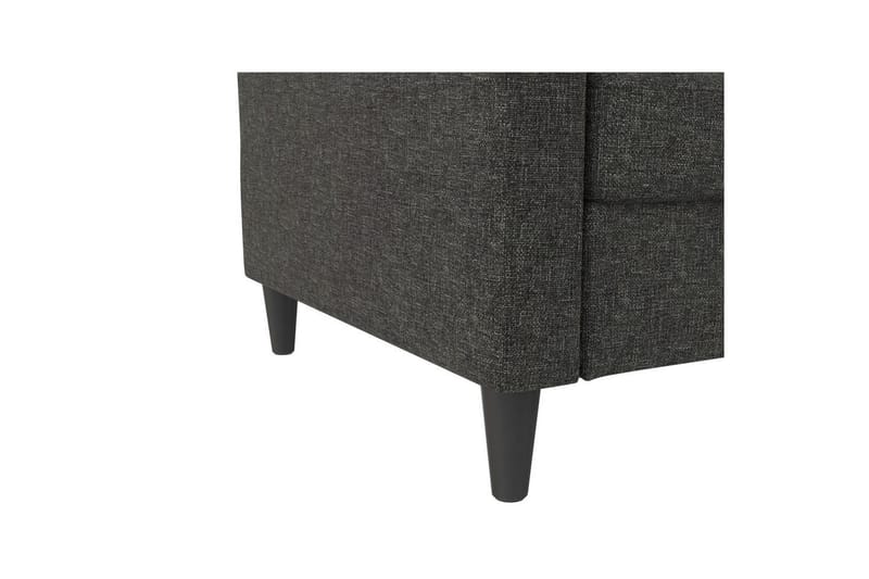 Bäddsoffa Hartford 203x83x82 cm, Antracit, Linnetyg Utseende (100% Polyester - 203x83x82 cm, Antracit, Linnetyg Utseende (100% Polyester - Möbler - Soffa - Bäddsoffa
