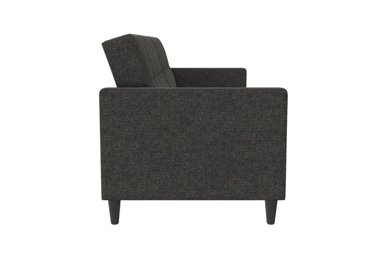 Bäddsoffa Hartford 203x83x82 cm, Antracit, Linnetyg Utseende (100% Polyester - 203x83x82 cm, Antracit, Linnetyg Utseende (100% Polyester - Möbler - Soffa - Bäddsoffa