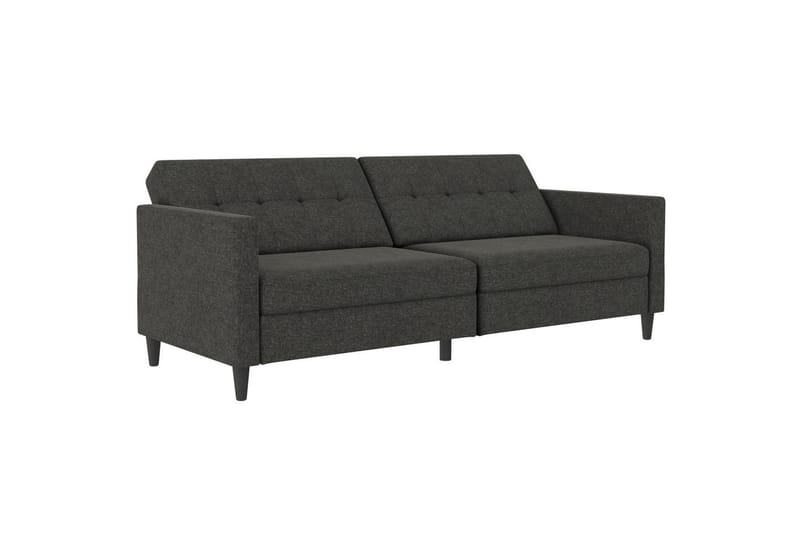 Bäddsoffa Hartford 203x83x82 cm, Antracit, Linnetyg Utseende (100% Polyester - 203x83x82 cm, Antracit, Linnetyg Utseende (100% Polyester - Möbler - Soffa - Bäddsoffa