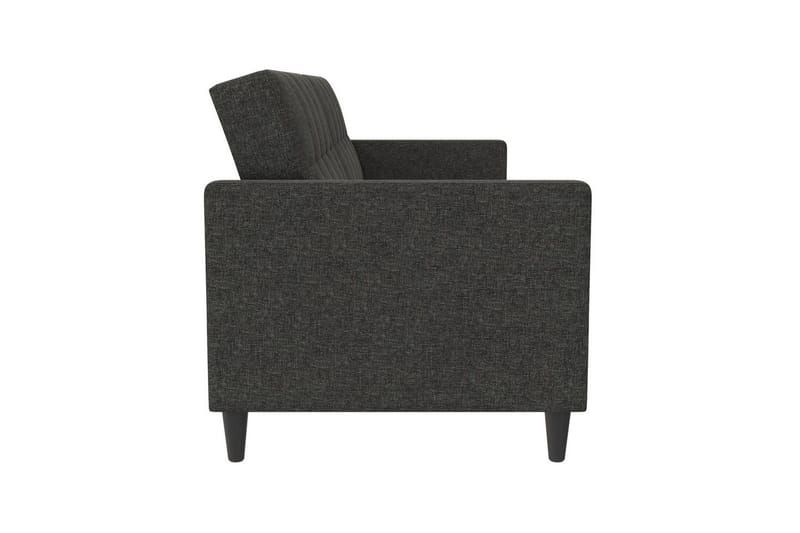 Bäddsoffa Hartford 203x83x82 cm, Antracit, Linnetyg Utseende (100% Polyester - 203x83x82 cm, Antracit, Linnetyg Utseende (100% Polyester - Möbler - Soffa - Bäddsoffa