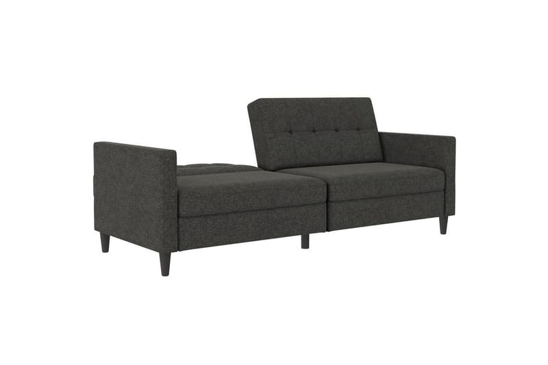Bäddsoffa Hartford 203x83x82 cm, Antracit, Linnetyg Utseende (100% Polyester - 203x83x82 cm, Antracit, Linnetyg Utseende (100% Polyester - Möbler - Soffa - Bäddsoffa