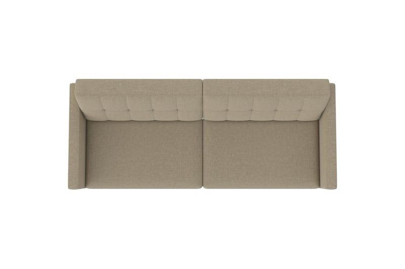 Bäddsoffa Hartford 203x83x82 cm, Cappuccino, Linnetyg Utseende (100% Polyester - 203x83x82 cm, Cappuccino, Linnetyg Utseende (100% Polyester - Möbler - Soffa - Bäddsoffa