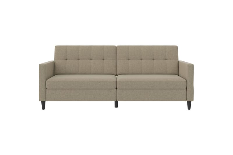 Bäddsoffa Hartford 203x83x82 cm, Cappuccino, Linnetyg Utseende (100% Polyester - 203x83x82 cm, Cappuccino, Linnetyg Utseende (100% Polyester - Möbler - Soffa - Bäddsoffa