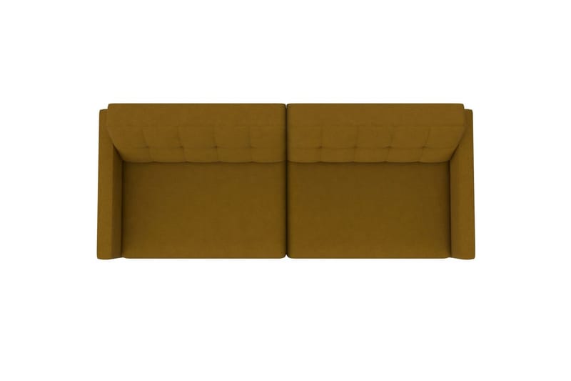 Bäddsoffa Hartford 203x83x82 cm, Curry, Linnetyg Utseende (100% Polyester - 203x83x82 cm, Curry, Linnetyg Utseende (100% Polyester - Möbler - Soffa - Bäddsoffa